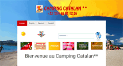Desktop Screenshot of campingcatalan.com